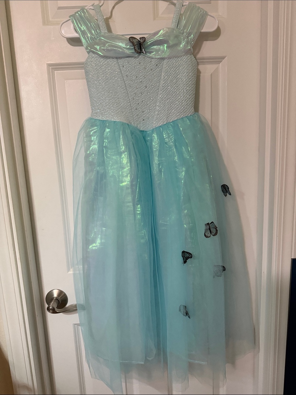 🦋 Girls' Fairytale by Lilt Light Blue Butterfly Tulle Dress